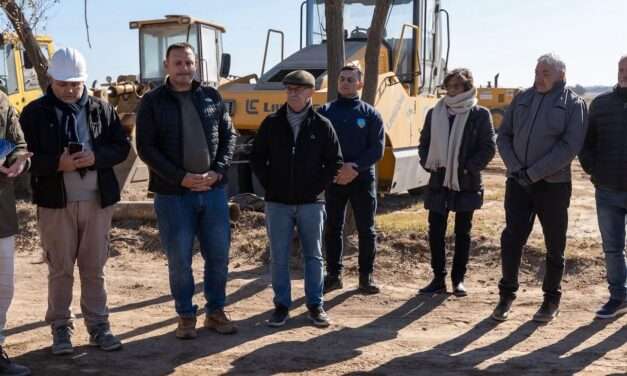 Avanza la obra de saneamiento cloacal en Almafuerte