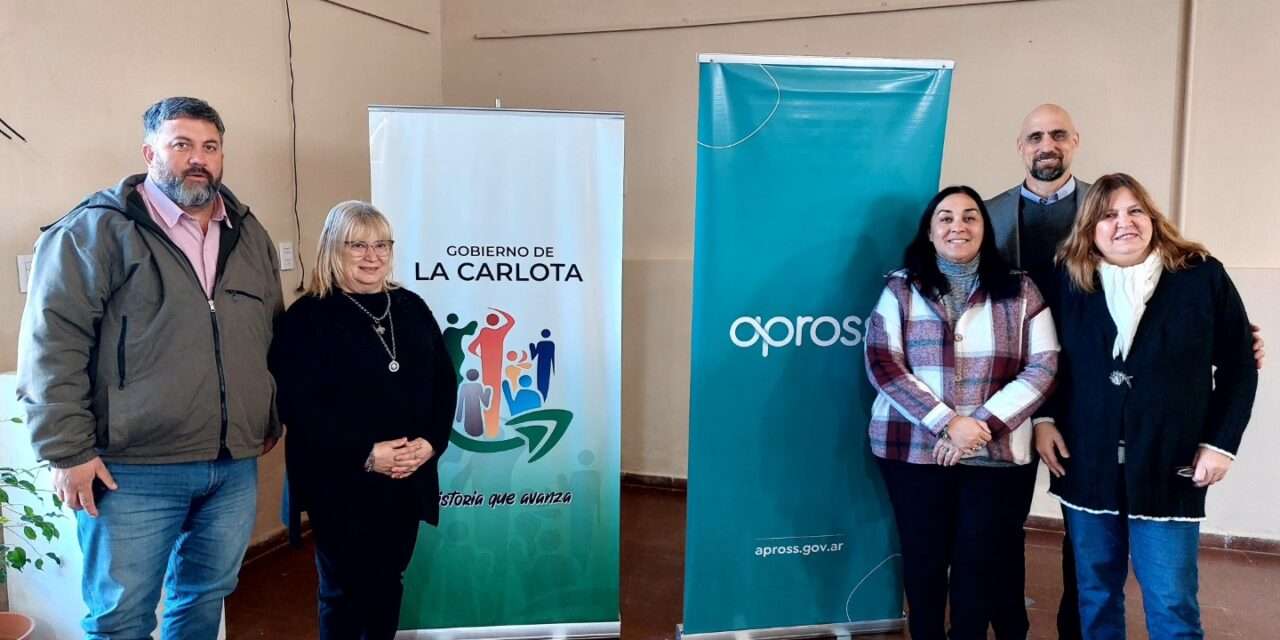 En La Carlota, se realizó la presentación del Sistema de Telemedicina de Apross en el depto. Juárez Celman