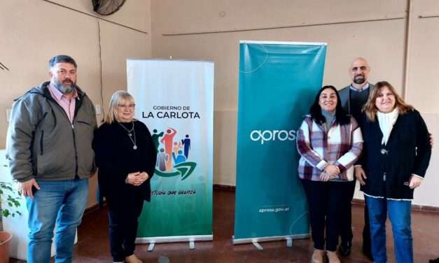 En La Carlota, se realizó la presentación del Sistema de Telemedicina de Apross en el depto. Juárez Celman