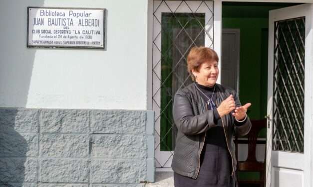 La Cautiva: La Biblioteca Popular Alberdi reabrió sus puertas