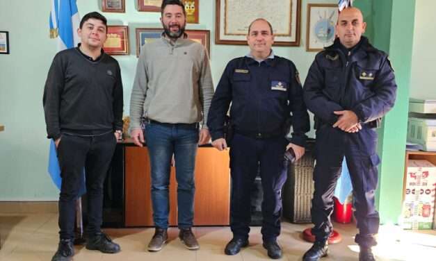 Pincén recibió al nuevo Jefe de la Departamental Roca: encuentro institucional por la seguridad