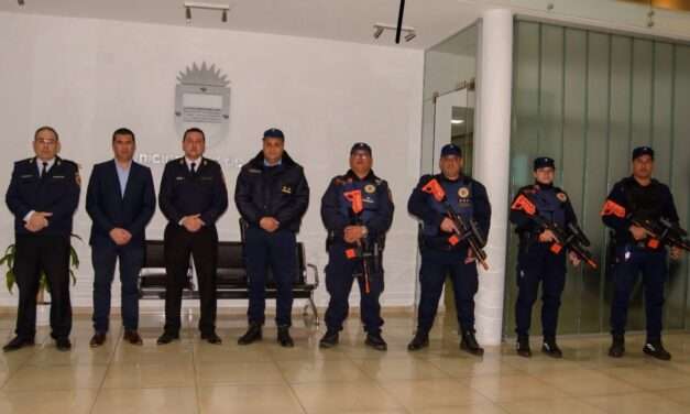 Entrega de armas no letales a comisarías del Departamento Marcos Juárez