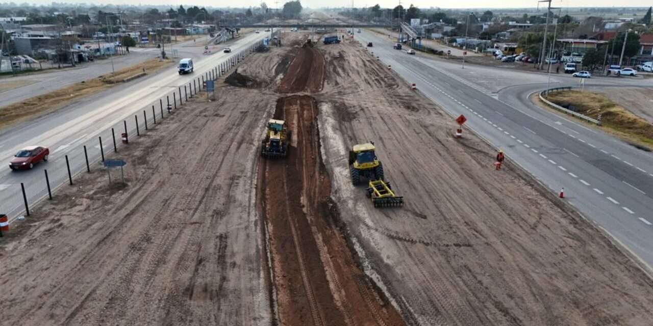 Comenzó la construcción del altonivel en Ruta 19, a la altura de Malvinas Argentinas
