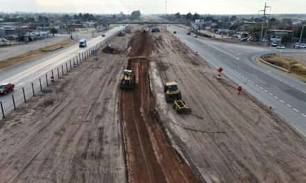 Comenzó la construcción del altonivel en Ruta 19, a la altura de Malvinas Argentinas
