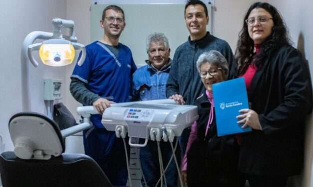 Santa Catalina: El Centro de Jubilados recibió equipamiento odontológico