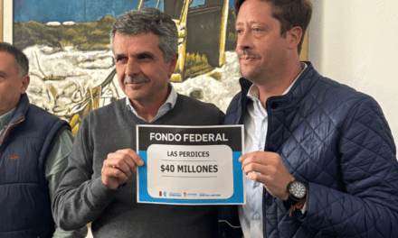 Las Perdices recibió un aporte económico provincial para obras de infraestructura