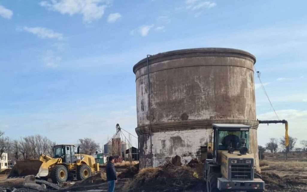 Villa Valeria: refaccionaron el tanque municipal para mejorar el suministro de agua