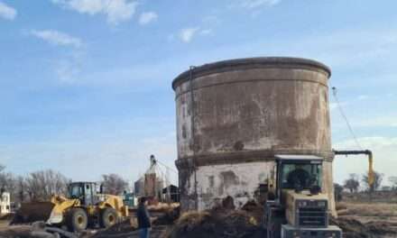 Villa Valeria: refaccionaron el tanque municipal para mejorar el suministro de agua