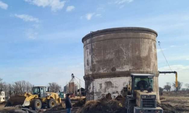 Villa Valeria: refaccionaron el tanque municipal para mejorar el suministro de agua