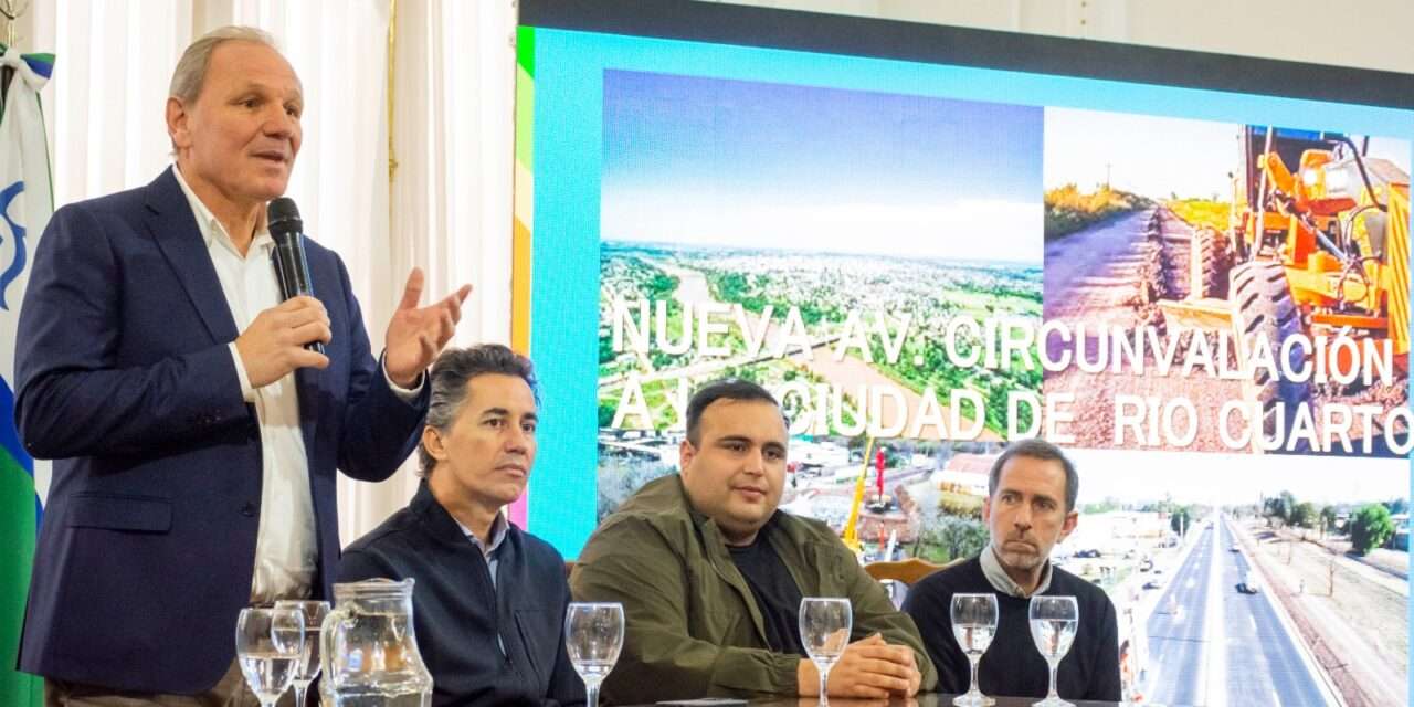 La obra vial más grande del país: se licitan cuatro tramos de la Nueva Circunvalación de Río Cuarto