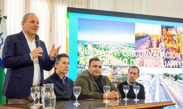 La obra vial más grande del país: se licitan cuatro tramos de la Nueva Circunvalación de Río Cuarto