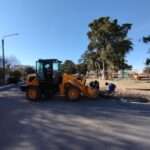 Avanza la renovación de la Plaza Central de Huanchilla