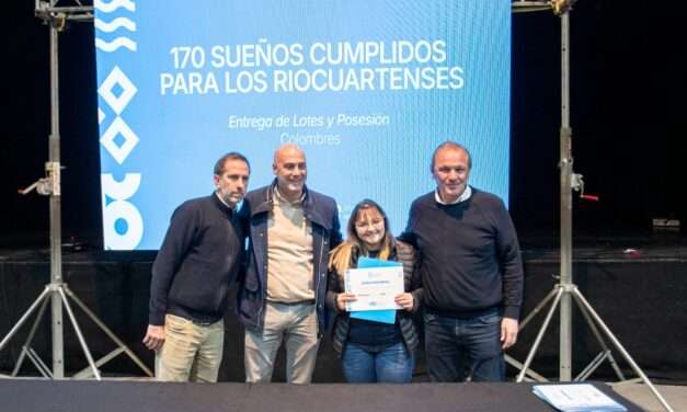 Loteo Colombres: el Intendente entregó los 170 lotes con infraestructura completa