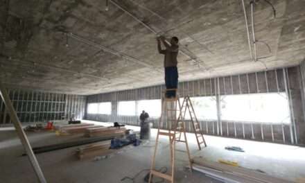 La obra de la escuela ProA de Huinca Renancó, en la recta final