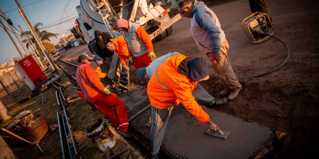 Río Tercero: avanzan las obras en diferentes barrios de la localidad