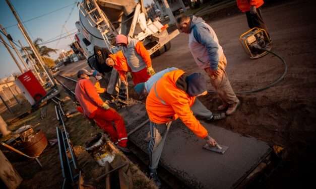 Río Tercero: avanzan las obras en diferentes barrios de la localidad