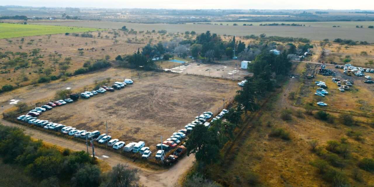 Sigue la compactación de vehículos abandonados: recuperan un espacio clave en Río Cuarto