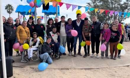 Villa Nueva inauguró su Parque Inclusivo para Niños en el Parque Hipólito Yrigoyen