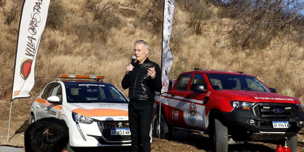 Carlos Paz: Avilés presentó la Red Municipal de Hidratantes VCP con 124 puntos de abastecimiento