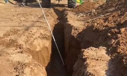 Coronel Moldes: avanza la obra de cloacas en sectores de Luis María Drago