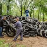 Economía circular: Ambiente retiró más de 2.000 toneladas de neumáticos en toda la provincia