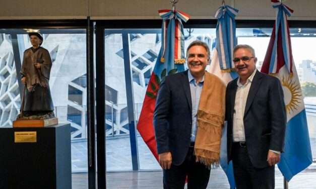 Llaryora recibió al gobernador de Catamarca Raúl Jalil
