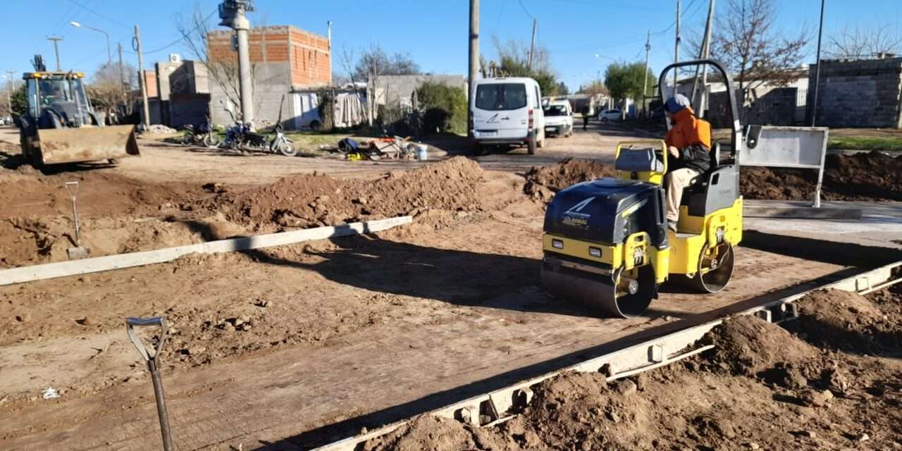 Villa María: Avanza la construcción de un badén en el Boulevard Alvear y Costa Rica