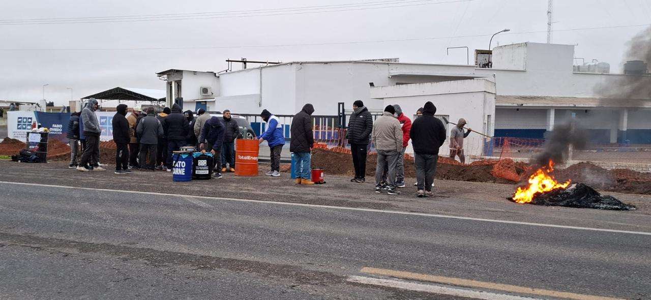 Frigorífico Livorno: Trabajadores Reclaman Salarios y Reincorporación Frente a la Planta de la Familia Dagati