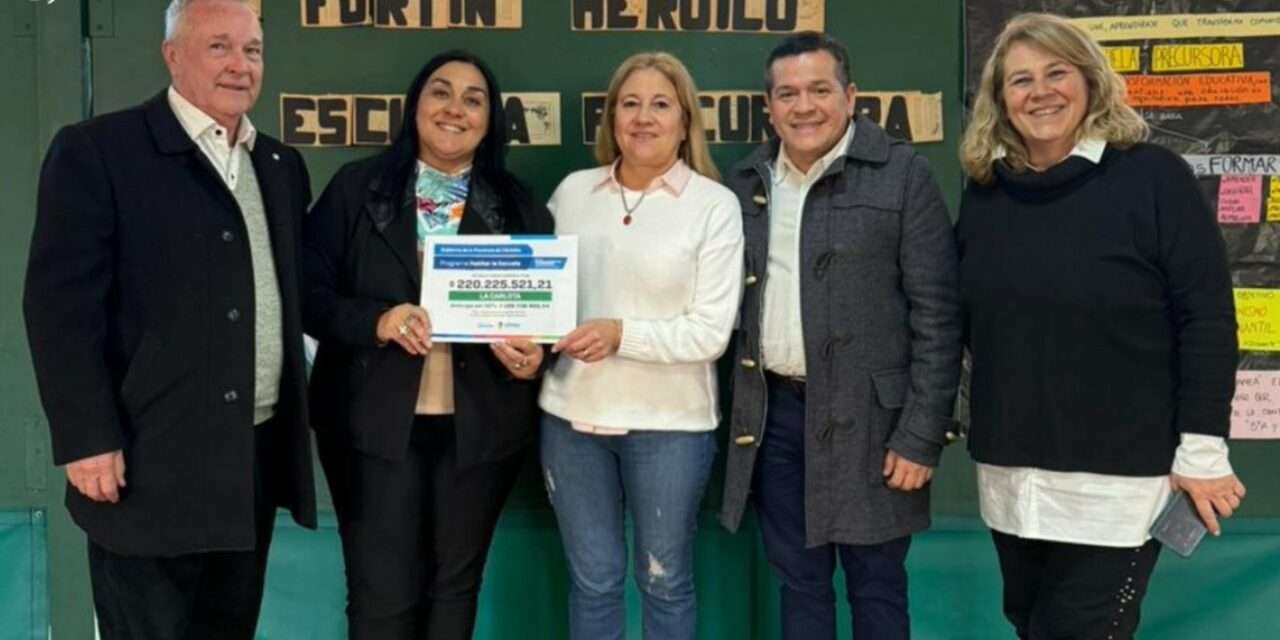 La Carlota: inversión histórica en infraestructura escolar y apoyo a instituciones educativas