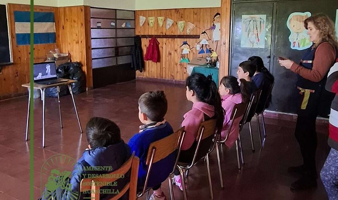 Huanchilla: se realizó una charla sobre reciclaje en la Estación Pavín