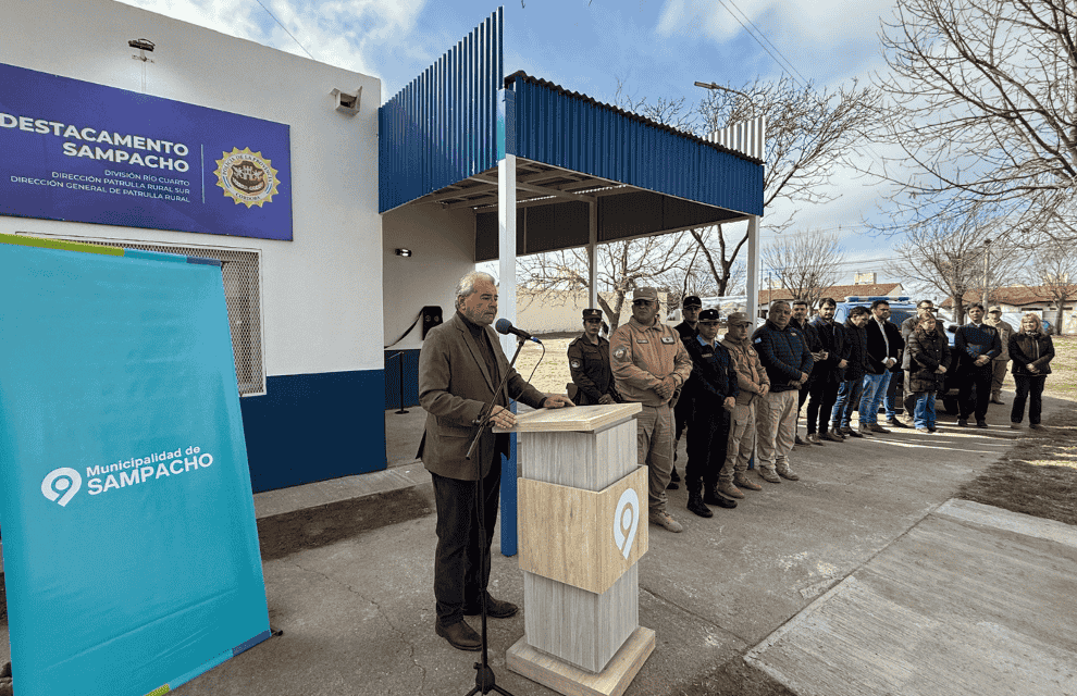 Seguridad Rural: Sampacho suma un destacamento policial
