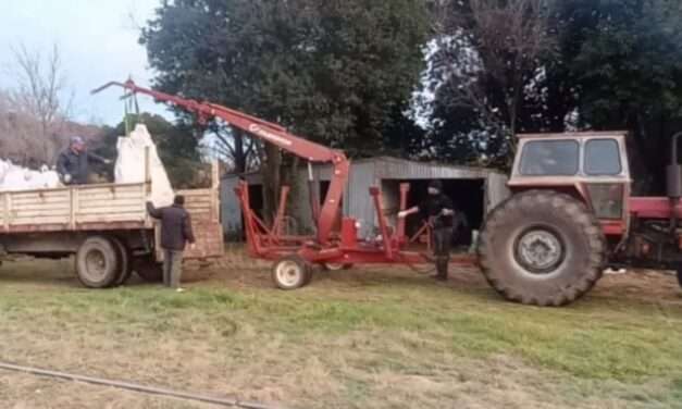Primer traslado de residuos reciclables a Charras