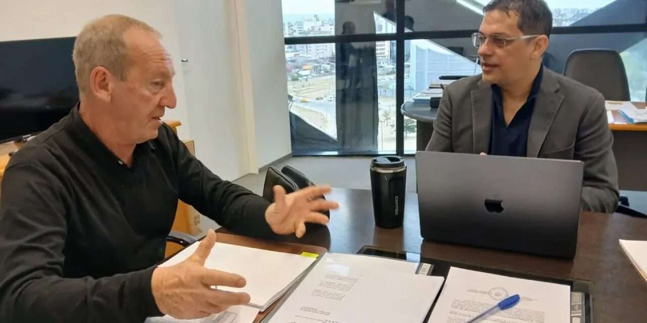 Natalio Graglia mantuvo un encuentro de trabajo con el intendente de Chaján