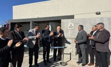 Inauguraron el nuevo edificio del Juzgado de Paz en Villa Huidobro