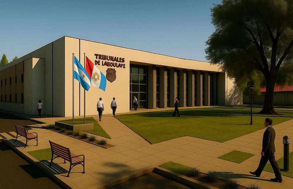 Laboulaye: se presentó el proyecto para el nuevo edificio del Poder Judicial
