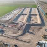 Laboulaye: la planta cloacal alcanza el 80% de avance en su construcción
