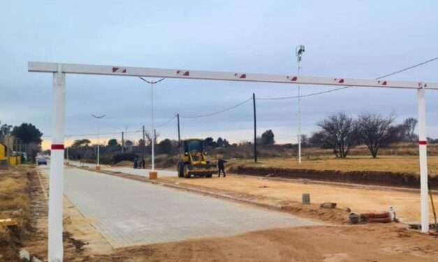 Villa Valeria inició la reorganización del tránsito pesado