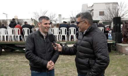 Ariel Vidoret presente en el 110º aniversario de Mattaldi