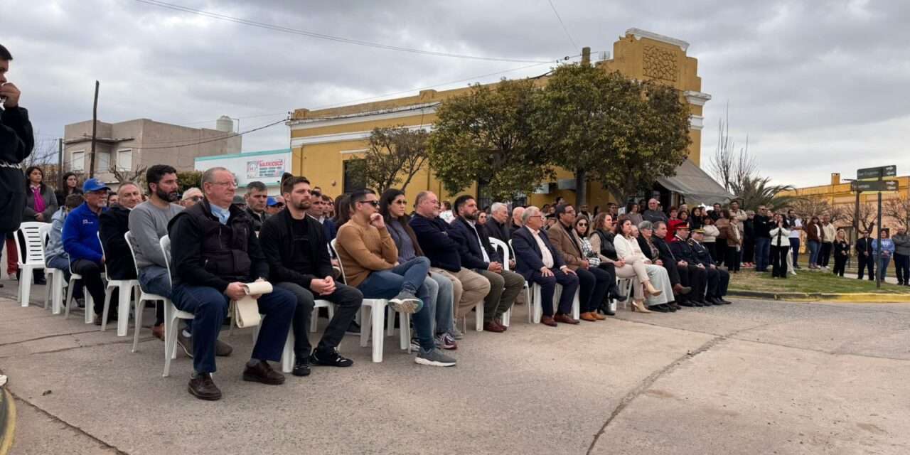 Mattaldi celebró su 110° aniversario con un acto central en la Rotonda del Centenario