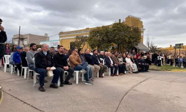 Mattaldi celebró su 110° aniversario con un acto central en la Rotonda del Centenario