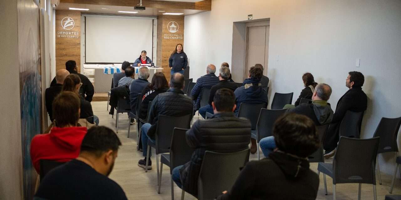 “Sorteo de Campeones”: se presentó el nuevo programa para fortalecer a los clubes de Río Cuarto