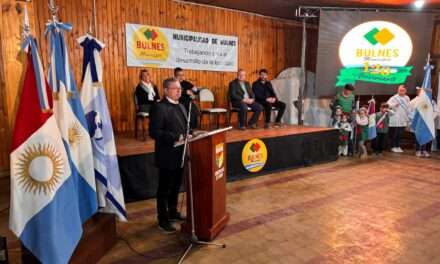 Bulnes celebró su 119° aniversario con anuncios de obras y respaldo provincial