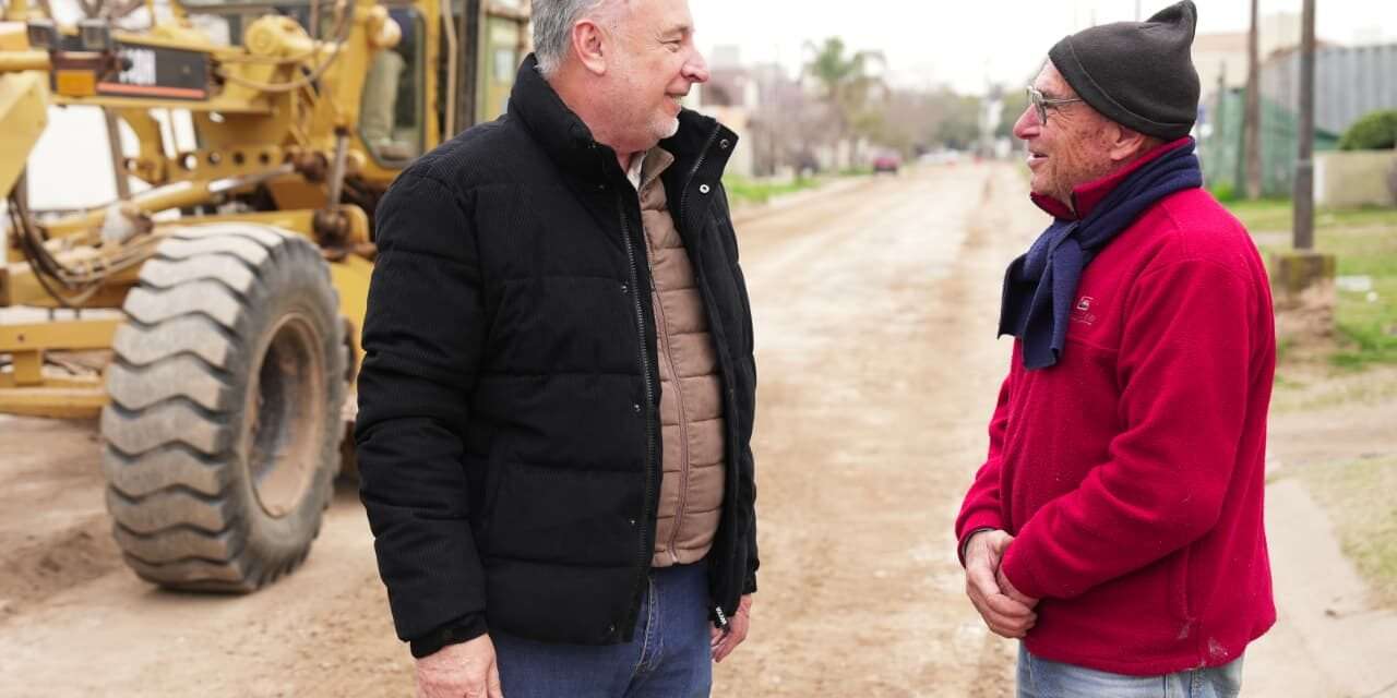 Villa María: comenzaron las tareas preliminares para pavimentar 18 cuadras en el barrio Mariano Moreno