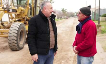 Villa María: comenzaron las tareas preliminares para pavimentar 18 cuadras en el barrio Mariano Moreno