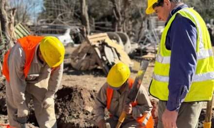 Las Higueras: Inició la obra de gas natural en barrio San Francisco