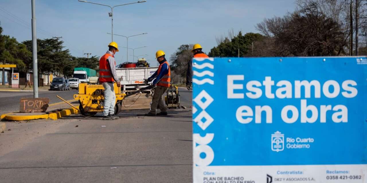 Río Cuarto: Múltiples frentes de obra por el Plan Intensivo de Mantenimiento de Calles
