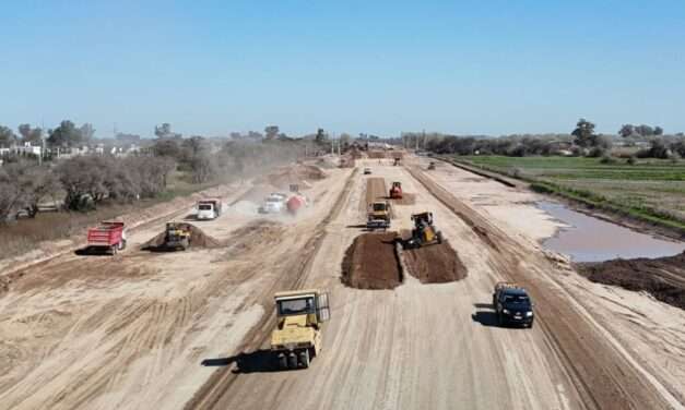 Circunvalación de Villa María – Villa Nueva: Se completó el 85% de la obra