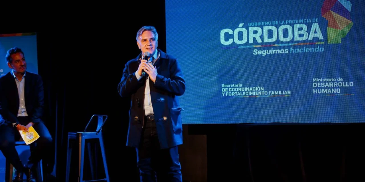 Discapacidad: Llaryora anunció un complemento alimentario para instituciones con doble jornada