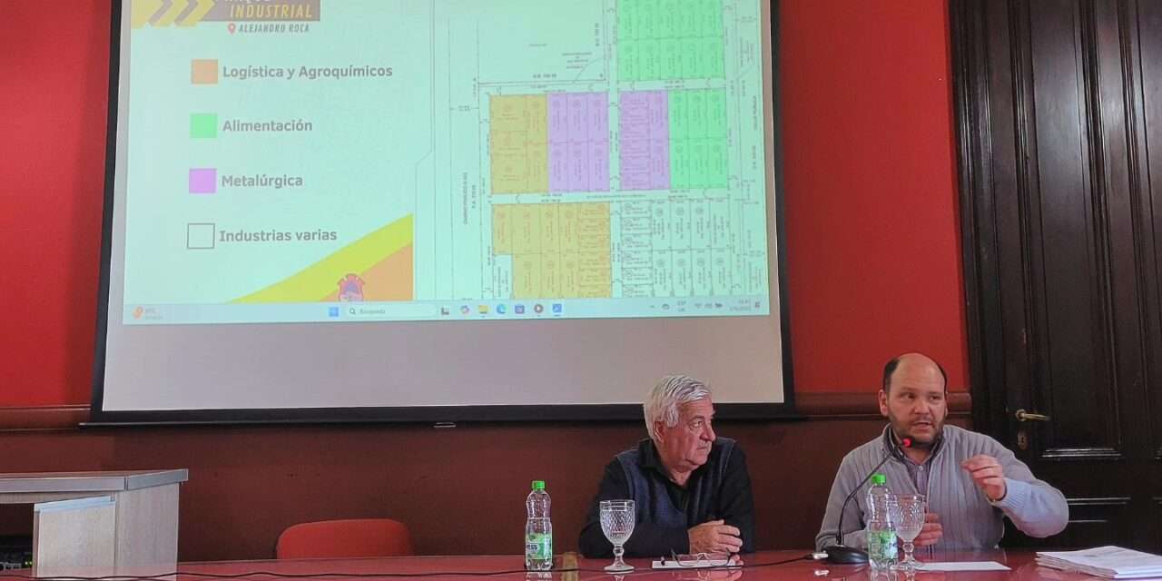 Alejandro Roca presentó oficialmente su Parque Industrial en el Día de la Industrial
