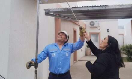 La Carlota inauguró una nueva obra de gas natural en barrio San Francisco de Asís